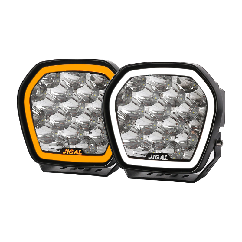 7 Inch E-mark 95W LED Work Light with Dual color DRL