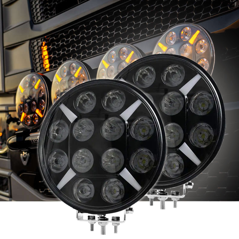 9 inch 120W LED Driving light with DRL ECE R112 R7 R65 R10