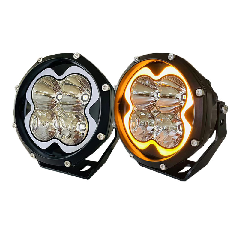 5 inch Spot Beam 120W LED Driving Light with Yellow DRL