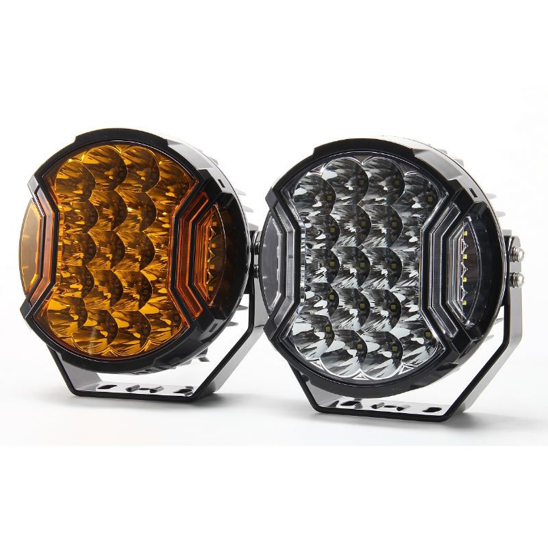 9 Inch 140W LED Driving Light with DRL and Black Cover